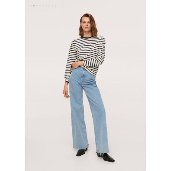 MANGO | Striped long sleeves t-shirt | XS - Picture 13 of 15